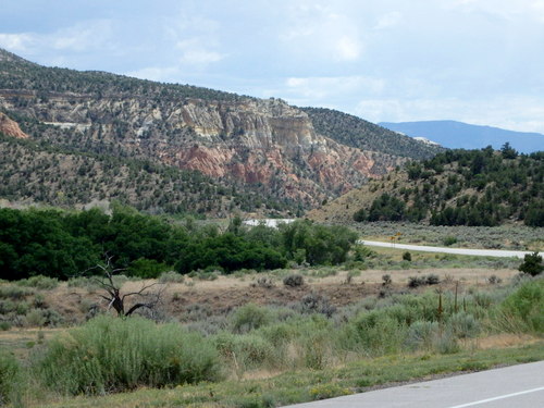 GDMBR: Colorful canyon walls.